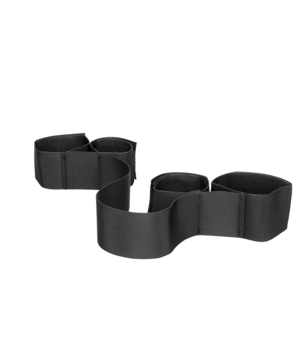 Ouch! by Shots Verstelbare Hand- en Enkelboeien Set - Zwart