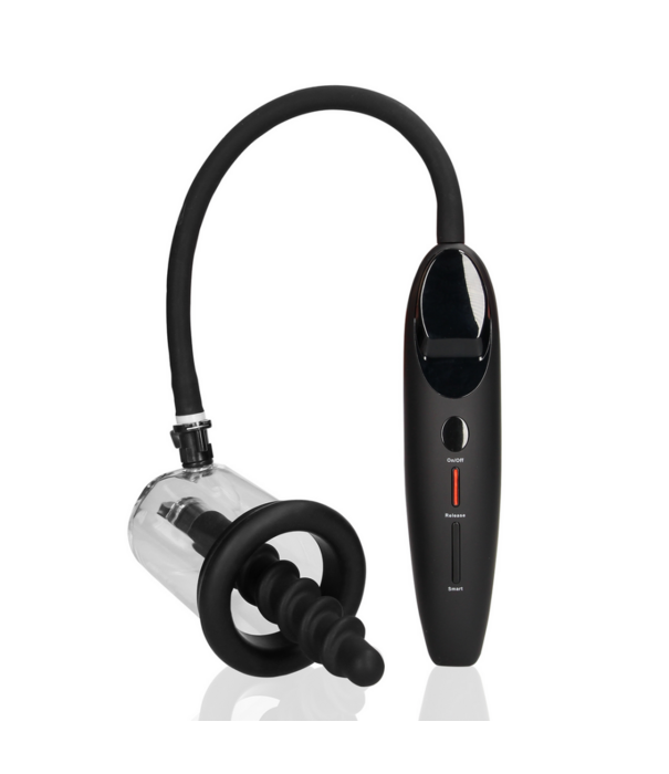 Ouch! by Shots Automatische Oplaadbare Rosing Pomp - Zwart