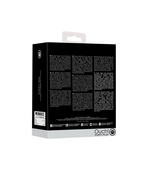 Ouch! by Shots Flexibele Rubber Buttplug