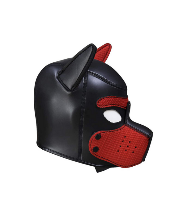 Ouch! by Shots Neopreen Puppy Mask - Rood