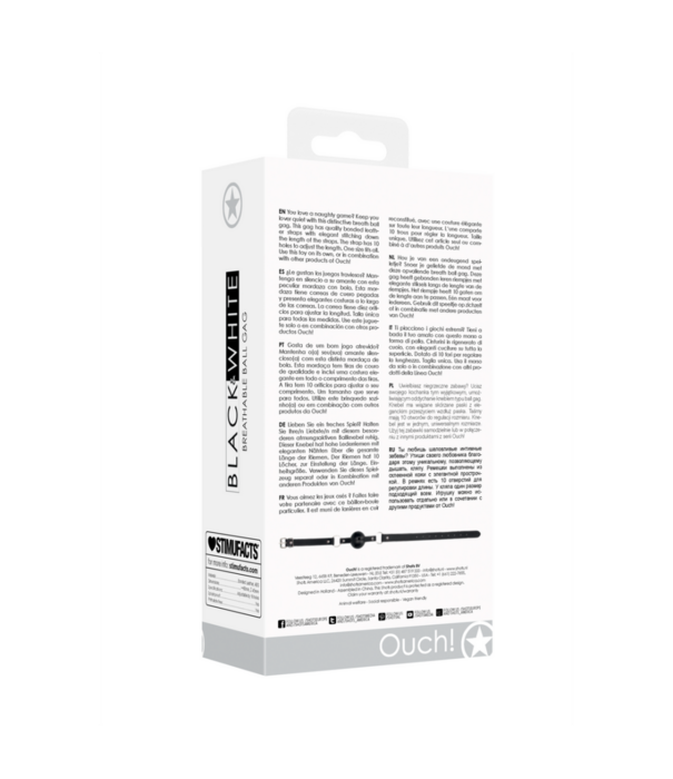 Ouch! by Shots Ademend Ball Gag