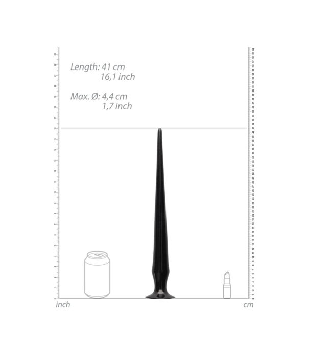 Ouch! by Shots Ass Spike Dildo - 17 / 42 cm