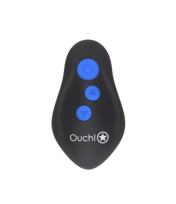 Ouch! by Shots E-stim Vibrerende Butt Plug  Cockring