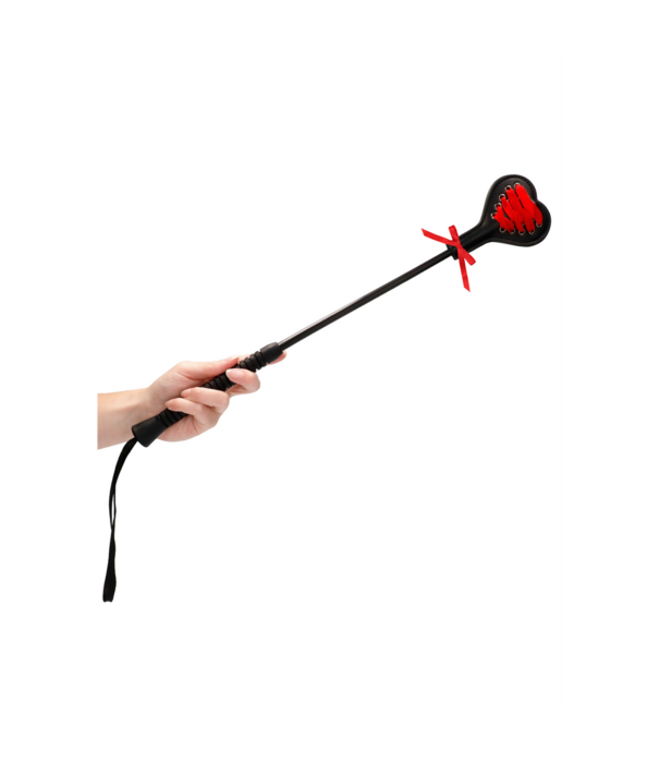 Ouch! by Shots Hartvormige Crop met Rode Kant