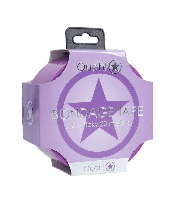 Ouch! by Shots PVC Niet-Plakband - 20 m - Paars