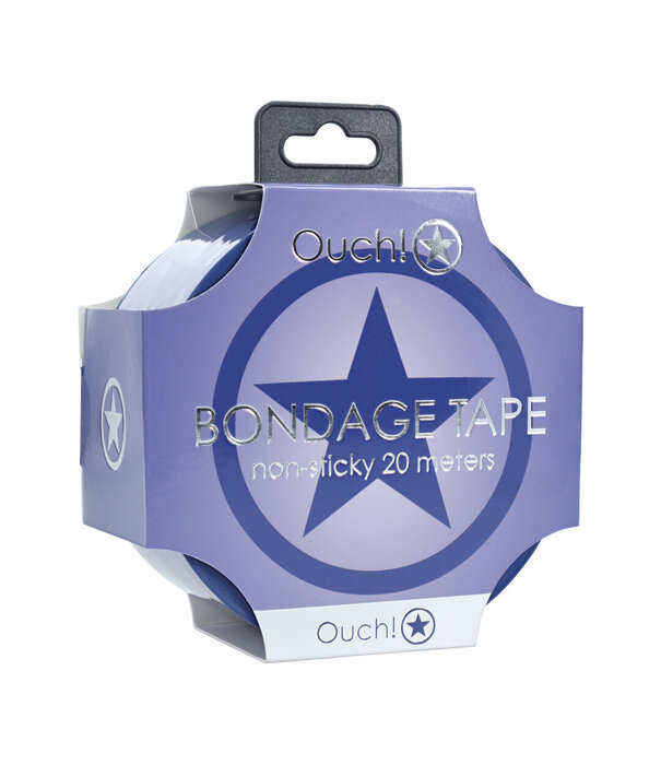 Ouch! by Shots PVC Niet-Plakband - 20 m - Marineblauw