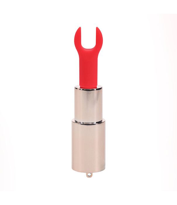 Loveline by Shots Diamond - Lipstick Vibrator with 4 Attachments - Iridescent