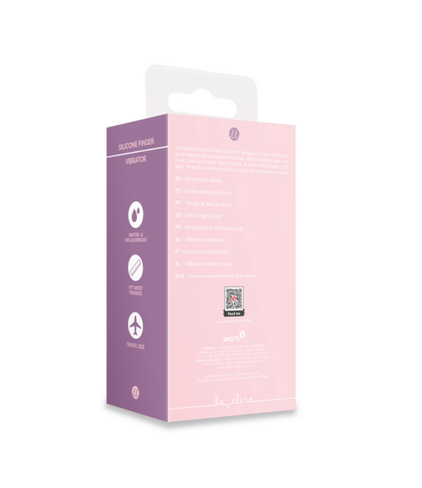 Loveline by Shots Silicone Vinger Vibrator - Touch of Pink