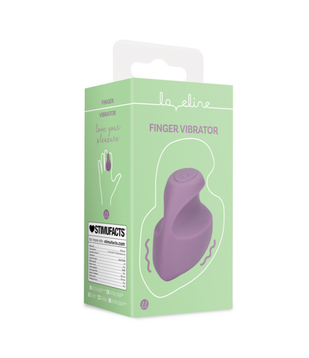 Loveline by Shots Vinger Vibrator - Mystic Paars