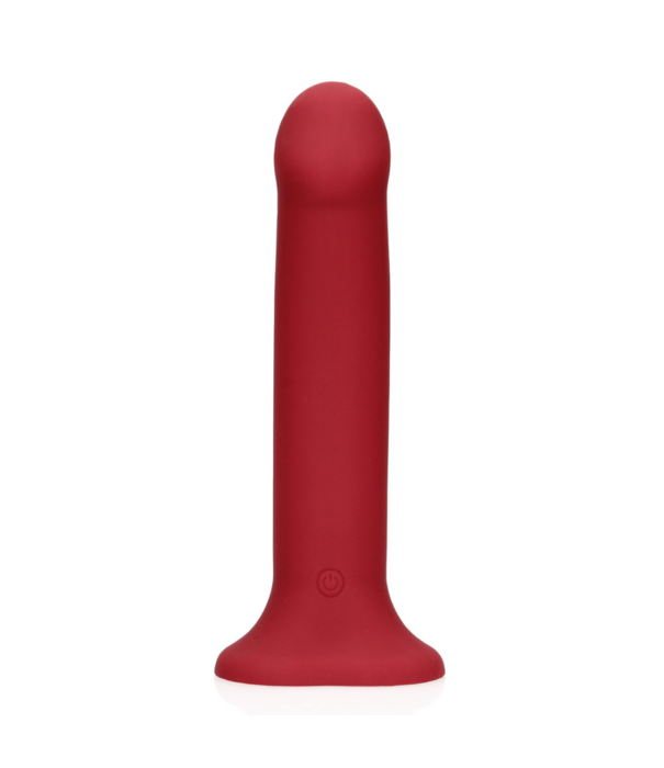 Loveline by Shots Non-Phallic Vibrerende Dildo - Groot - Framboos Rood