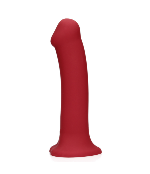 Loveline by Shots Non-Phallic Vibrerende Dildo - Groot - Framboos Rood