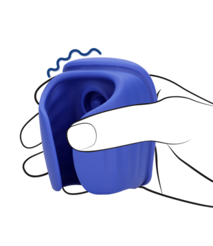 Vibrerende en Pulse Wave Stroker - Midnight Hour