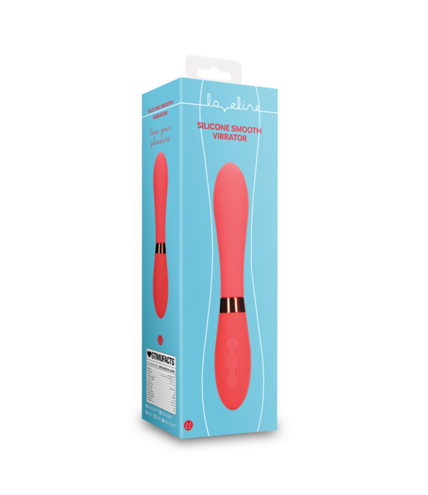 Loveline by Shots Siliconen Smooth Vibrator - Salsa