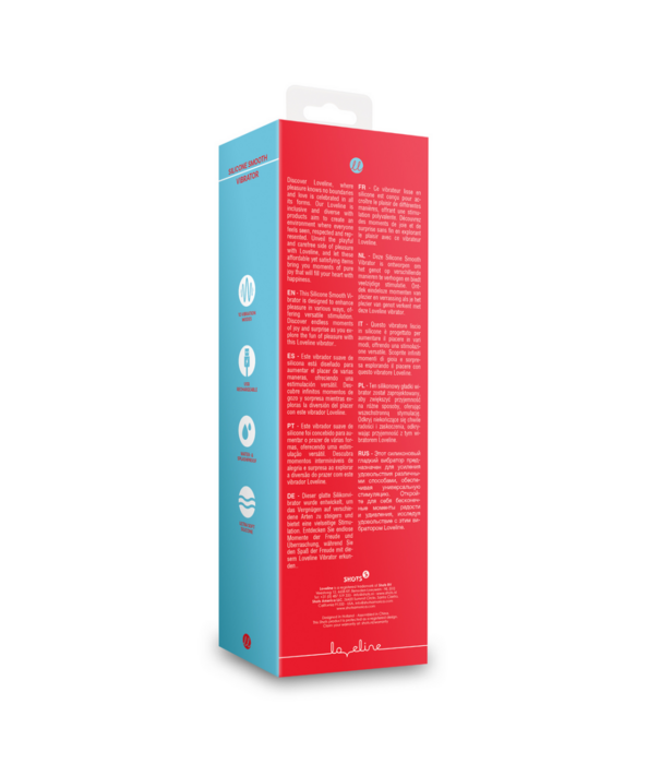 Loveline by Shots Siliconen Smooth Vibrator - Salsa