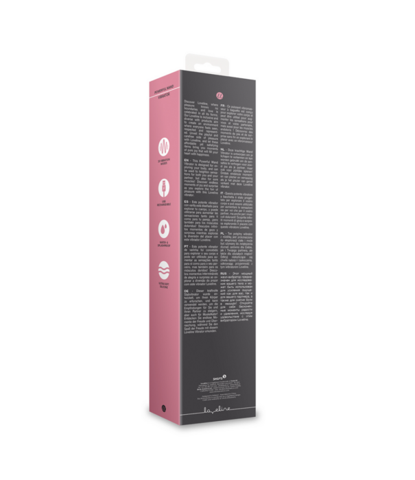 Loveline by Shots Krachtige Wand Vibrator - Charbone