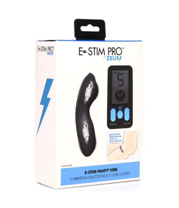 E-Stim Panty Vibe met Afstandsbediening - Zwart