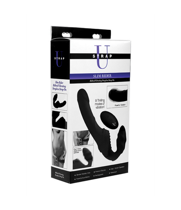 Pro Rider - Vibrerende Siliconen Strapless Strap-On met Afstandsbediening