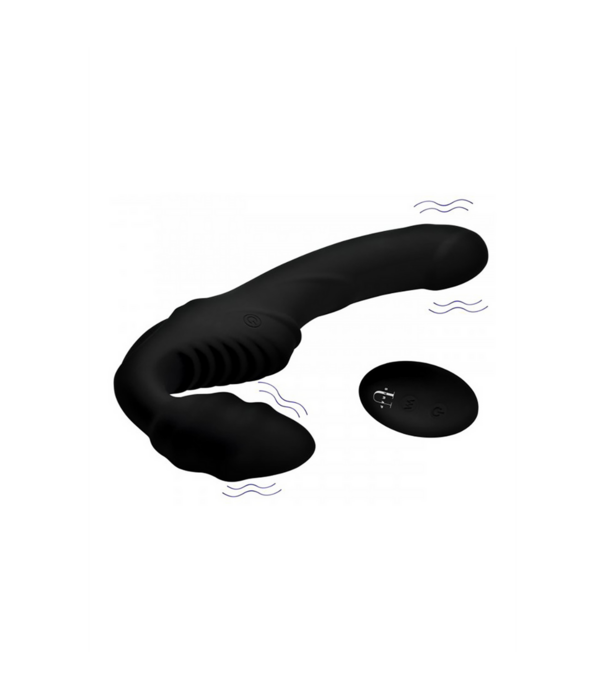 Pro Rider - Vibrerende Siliconen Strapless Strap-On met Afstandsbediening