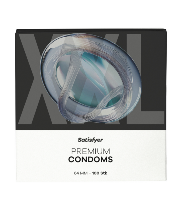 Satisfyer Condooms - Maat XXL - 64mm - 100 Stuks