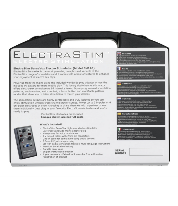ElectraStim Sensavox - Stimulator Kit