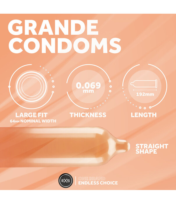EXS EXS Grande - Extra Grote Condooms - 12 stuks