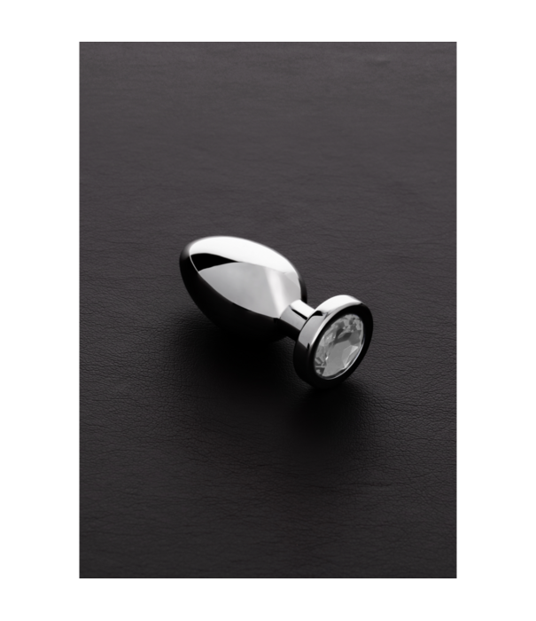 Steel by Shots Butt Plug met Juwelen - Klein