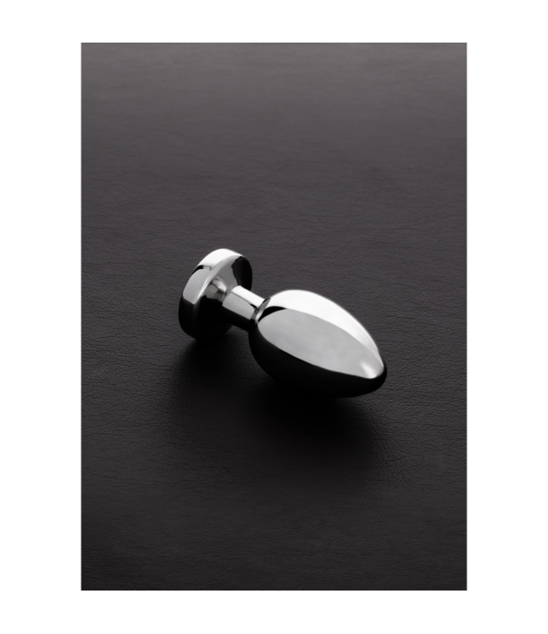Steel by Shots Butt Plug met Juwelen - Klein