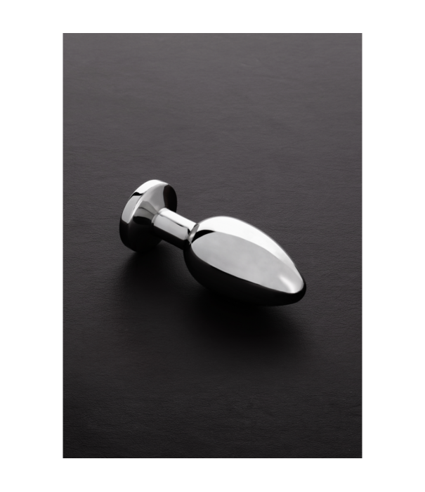 Steel by Shots Butt Plug met Edelstenen - Medium