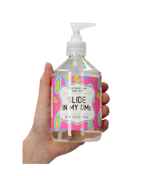 S-Line by Shots Slide In My DMs - Waterbased Lubricant - 17 fl oz / 500 ml