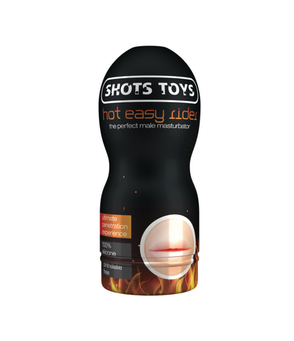 Shots Toys by Shots Easy Rider - Verwarmende Masturbator - Mond