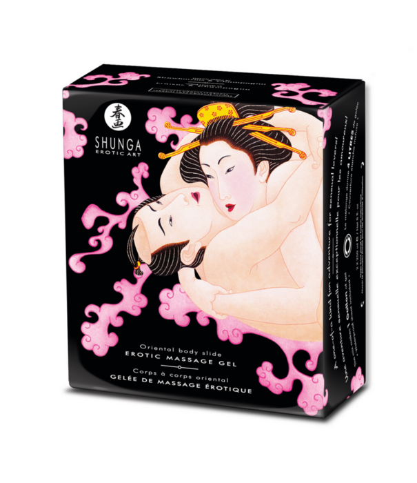 Shunga Body to Body Massage - Aardbei Sprankelende Wijn - 2 Stuks van 7,6 fl / 225 ml