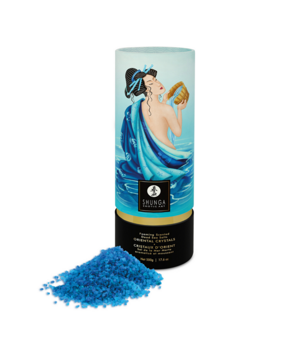 Shunga Oriëntale Kristallen Badzout - Ocean Temptations - 17,6 oz / 500 gr