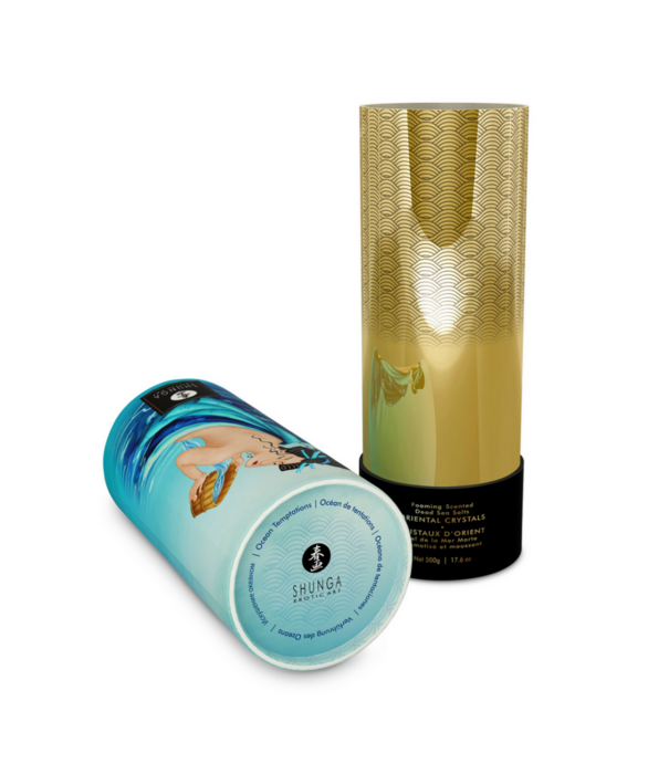 Shunga Oriëntale Kristallen Badzout - Ocean Temptations - 17,6 oz / 500 gr
