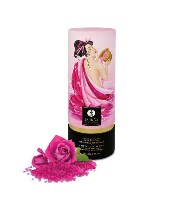 Shunga Oriëntaalse Kristallen Badzout - Aphrodisia - 17,6 oz / 500 gr