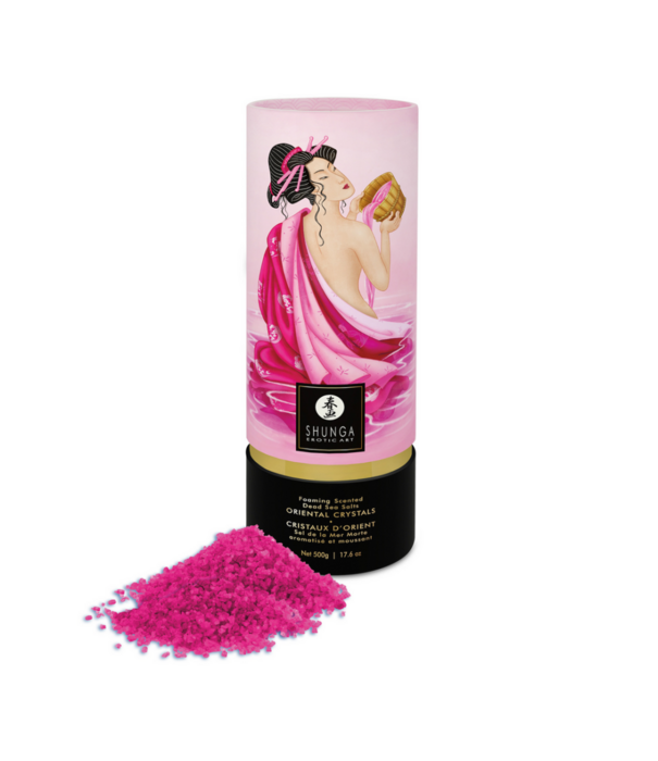 Shunga Oriëntaalse Kristallen Badzout - Aphrodisia - 17,6 oz / 500 gr