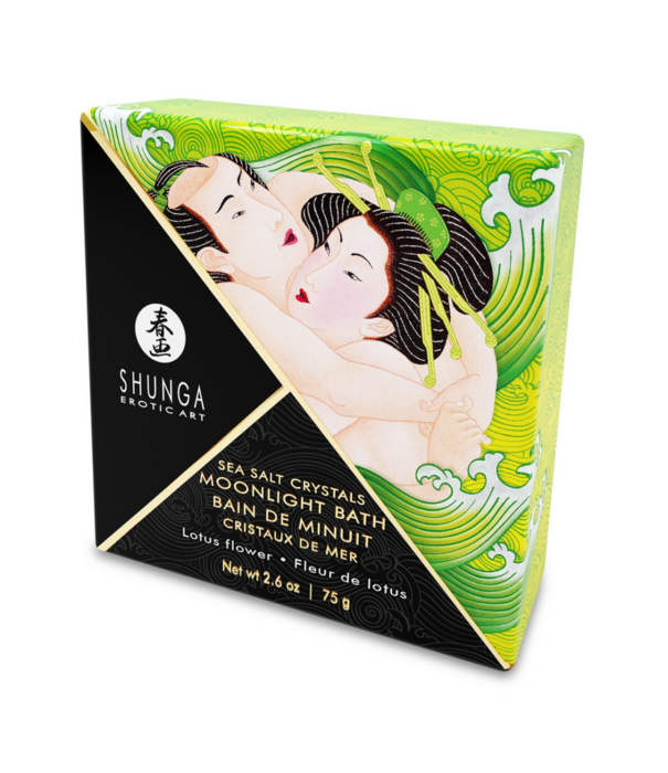 Shunga Mini Oriental Crystals Badzout - Lotus Bloem - 2,65 oz / 75 gr