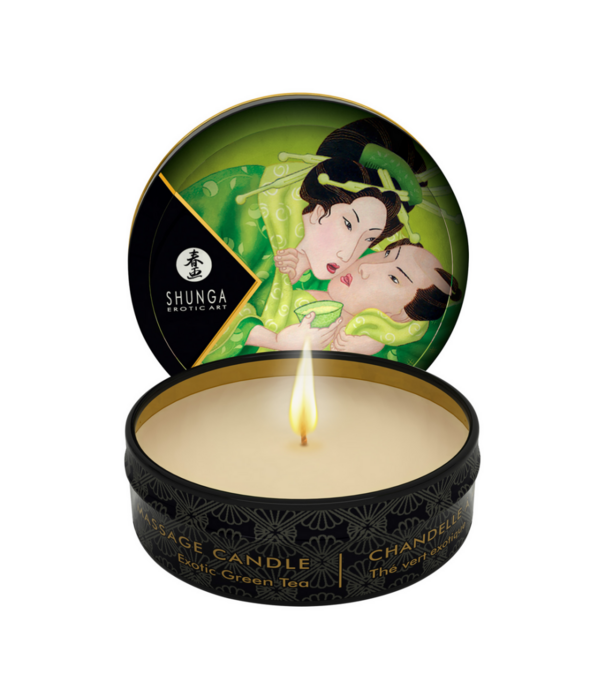 Shunga Mini Massagekaars - Exotische Groene Thee - 1 oz / 30 ml