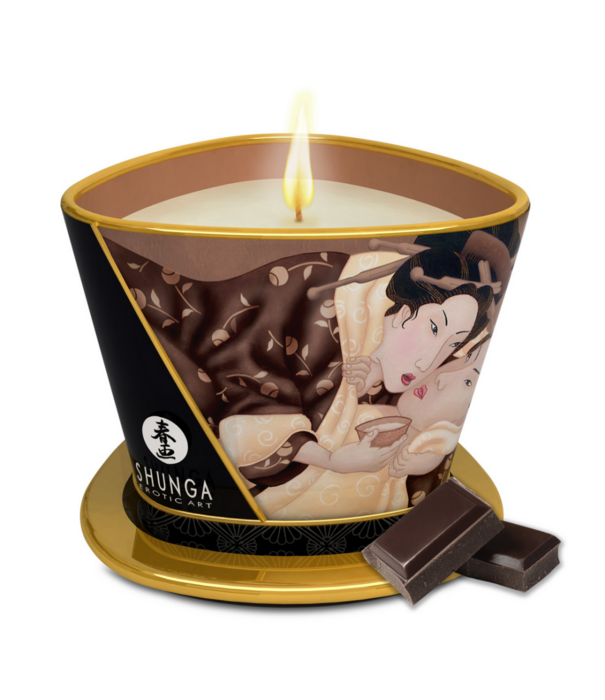 Shunga Massagekaars - Bedwelmende Chocolade - 5.7 oz / 170 ml