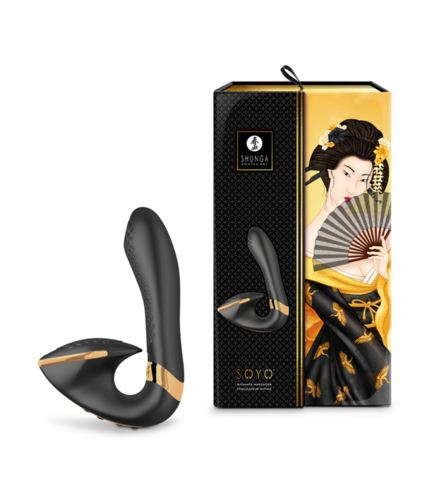 Shunga SOYO - G-Spot Vibrator - Zwart