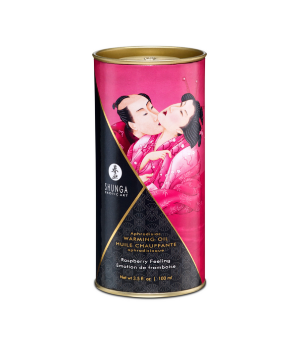Shunga Aphrodisia Olie - Raspberry Feeling - 3,5 fl oz / 100 ml