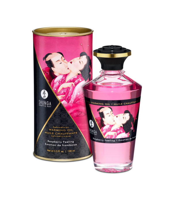 Shunga Aphrodisia Olie - Raspberry Feeling - 3,5 fl oz / 100 ml