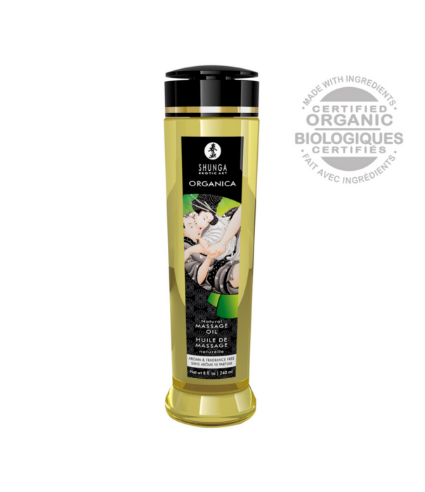 Shunga Organica Massage Oil - Natuur - 8 fl oz / 240 ml