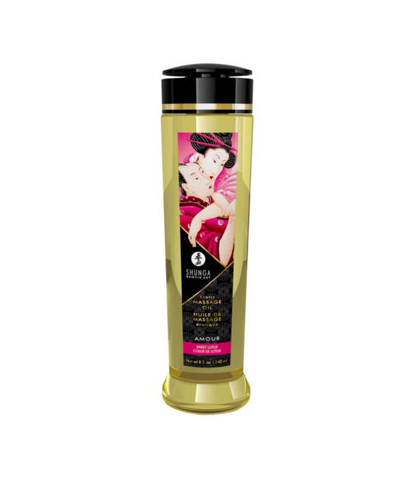 Shunga Erotische Massageolie - Sweet Lotus - 8 fl oz / 240 ml