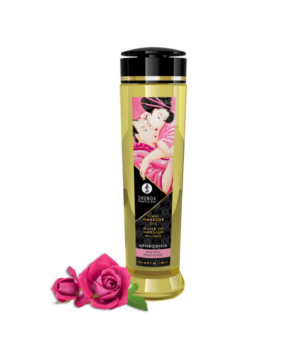 Shunga Erotische Massageolie - Roos - 8 fl oz / 240 ml