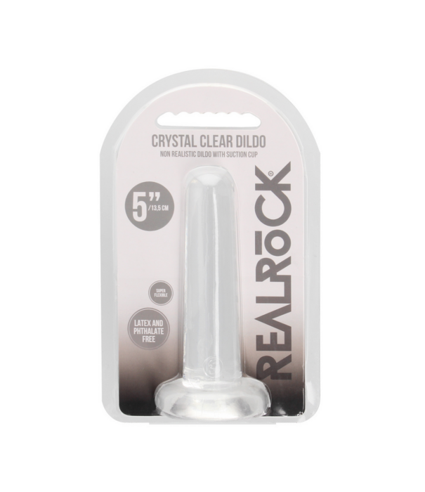 RealRock by Shots Niet-realistische Dildo met zuignap - 5 / 13,5 cm