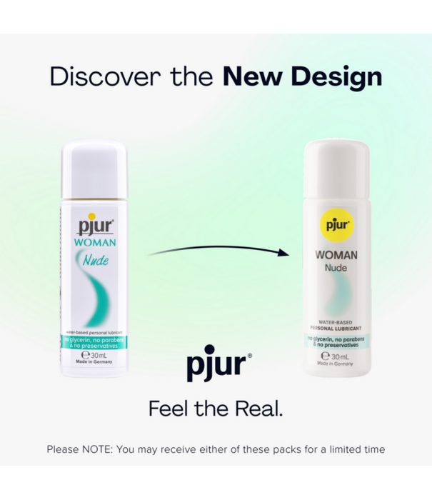 Pjur Woman Nude - Waterbased Lubricant without Preservatives - 1 fl oz / 30 ml