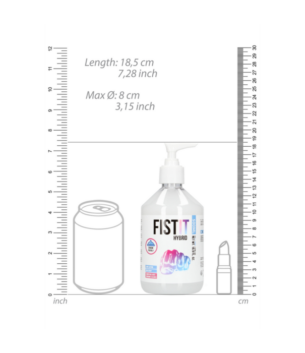 Fist It by Shots Hybride Lube - 17 fl oz / 500 ml - Pomp