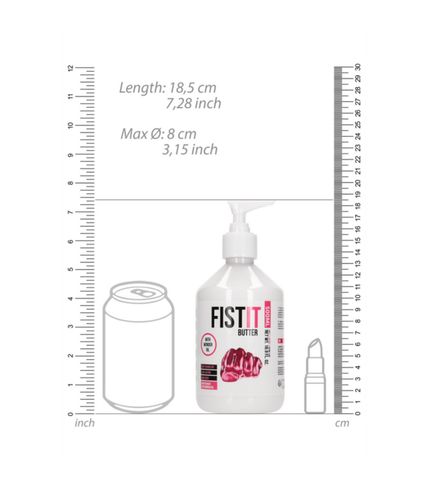 Fist It by Shots Waterbased Sliding Butter - 500 ml - Pomp
