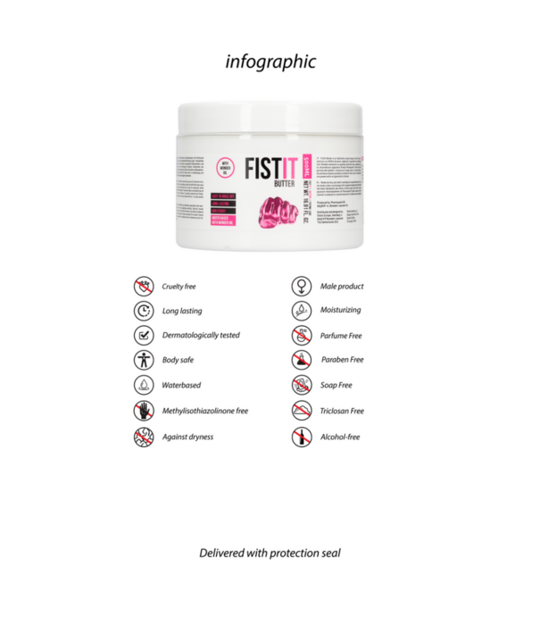 Fist It by Shots Waterbased Sliding Butter - 500 ml