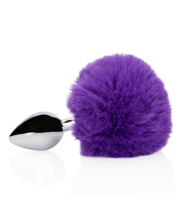 Ouch! by Shots Konijnenstaart met metalen buttplug